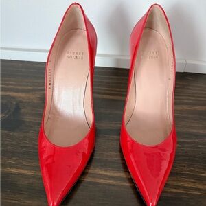 Stuart Weitzman Vibrant Red Heels